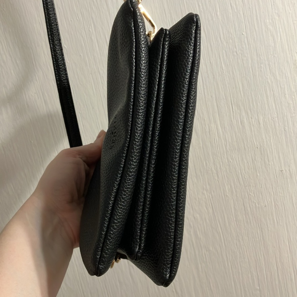Soft Black Crossbody Bag - Picture 3 of 5